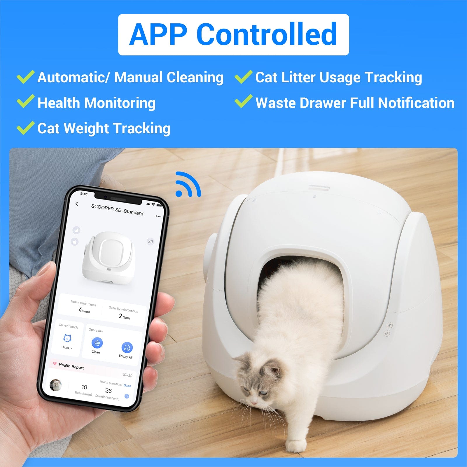 CATLINK Scooper SE Automatic Self Cleaning Cat Litter Robot